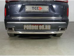 Защита задняя 60,3 мм ТСС для Exeed VX 2023-