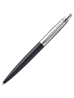 Ручка шариковая PARKER "Jotter XL", УТОЛЩЕННЫЙ корпус, черный матовый лак, синяя, 2068358