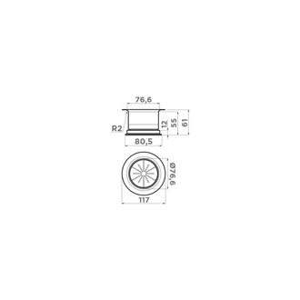 Cменная горловина для измельчителя Nagare NA-04 GB