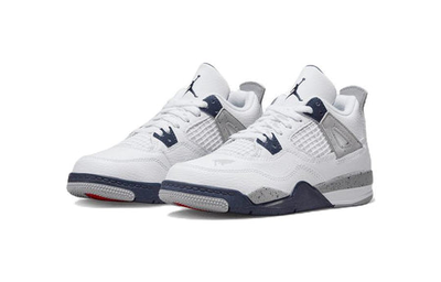 оригинальные Кроссовки Air Jordan 4 Retro белые