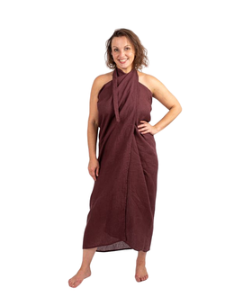 Льняная накидка для бани и пляжа "Умиротворение"