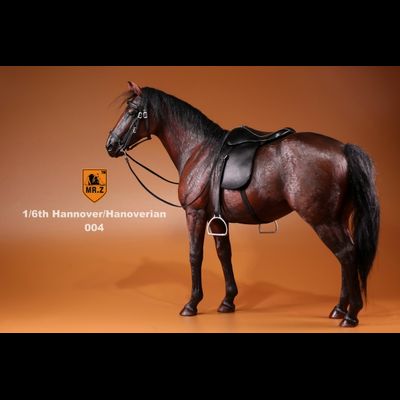 Коричневый конь - Коллекционная фигурка 1/6 Scale German Hanoverian Warmblood Horse Statue - Real Animal Series (No.17) - Mr.Z