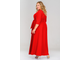 Нарядное длинное платье Арт. 1518403 (Цвет красный) Размеры 48-78