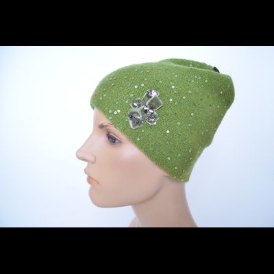 Шапка и шарф Vizio 1350 CL зеленая