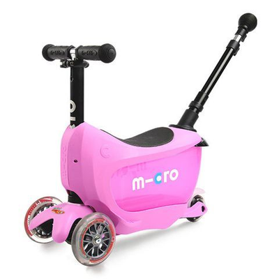 Самокат MICRO Mini 2Go Deluxe Plus розовый