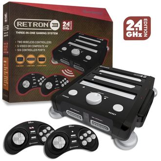 Обновленный Retron 3 (NES, SNES, SEGA) 2.4 GHz Edition (Onyx Black)