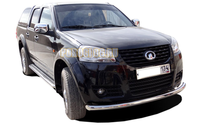 Защита переднего бампера (радиус) d60 для Great wall Wingle 5 (2011-)