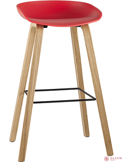 Стул барный LIBRA красный