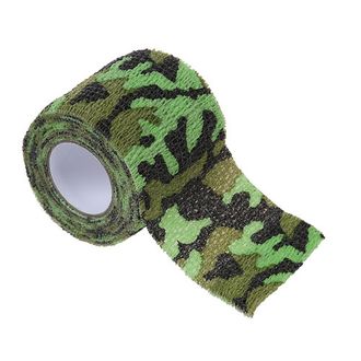 Камуфляжная многоразовая лента (ярко зеленый камуфляж)