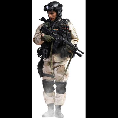 Командир отряда "Дельта" военного спецназа США - Коллекционная фигурка 1/12 scale US Delta Special Force - Leader  (LW002) - CrazyFigure