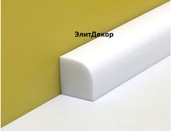 Акриловый плинтус бордюр на ванну Суперплинтус- СП2 (12х12х1800)