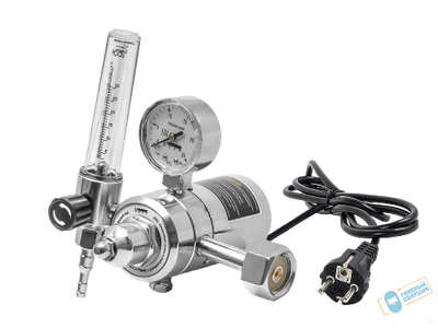 РЕГУЛЯТОР РАСХОДА КЕДР У-30/АР-40/3  С РОТАМЕТРОМ И ПОДОГРЕВАТЕЛЕМ 36В