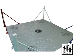 Покрывало / Покрышка нескользящая на напольные ринги за 1 м.кв. DNN