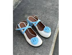 Сабо с ремешками "Роза"