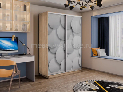 Шкаф-купе Дуо-Фото (Шары) 1200*450*2200