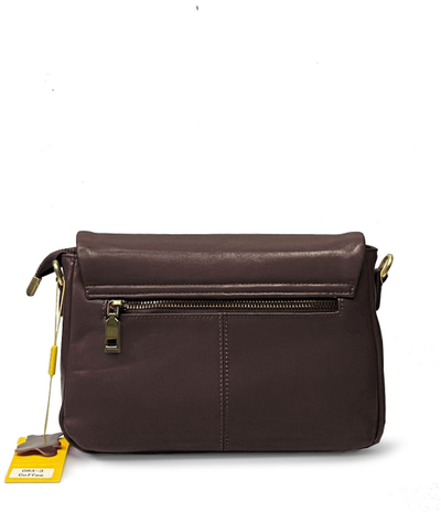 (АРТИКУЛ: 9735/0/42) СУМКА ЖЕНСКАЯ, НЕБОЛЬШАЯ, НАТУРАЛЬНАЯ ГЛАДКАЯ КОЖА, КОРИЧНЕВАЯ С КРАСНОВАТЫМ ОТТЕНКОМ, С ДВУМЯ ПЛЕЧЕВЫМИ РЕМНЯМИ