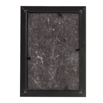 Рамка 10х15 см, пластик, багет 16 мм, BRAUBERG "HIT5", черная с двойной позолотой, стекло, 391057