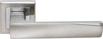 Комплект ручек дверных RAP 14-S  белый никель/хром RUCETTI