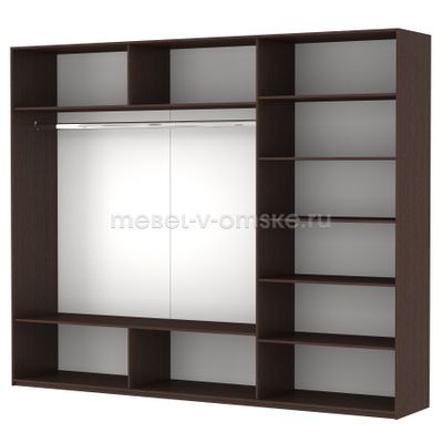 Шкаф-купе Прайм-2100 (ЧС/Д/ЧС)