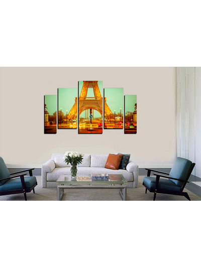 Модульная картина "Однажды в Париже"