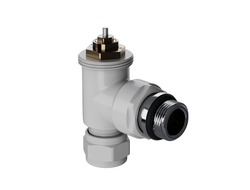 Набор термостатический угловой Royal Thermo Design Pro 15мм М30х1,5 (Белый)