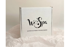 Лазерная резка логотипа на коробке