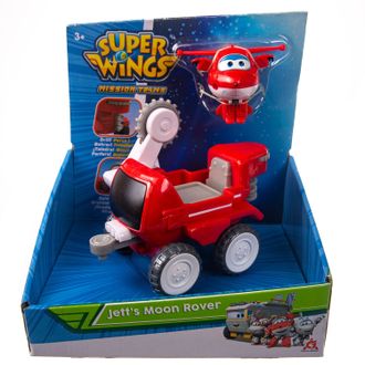 Super Wings Машинка Лунный странник Джетта с фигуркой, EU730842