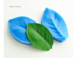 "Лист  долларового дерева (замиокулькас)" силиконовый молд (вайнер)