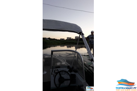 Пример установки Биминитопа над стеклом с подпорками