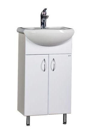 Тумба с раковиной CTK Сити 45 белая