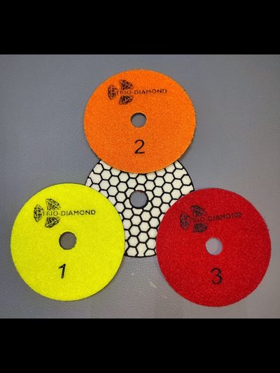 Комплект 3-шаговых АГШК Trio Diamond 100 мм - 3 штуки