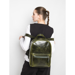 Женский кожаный рюкзак Albiate dark green (арт. 
3103-11)