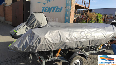 Тент на лодку Polar Bird модель PB-420E 2020 г.  пол-стеклокомпозит