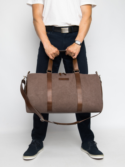 Портплед + дорожная сумка (2 в 1) Palermo Premium 
brown (арт. 4038-63)