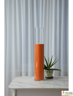 Насыпная свеча "Цилиндр 80 см", оранжевая "Оранжевый"