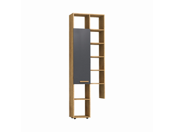 Гостиная CROWN (КРАУН) - CROWN 22 Шкаф МЦН Дуб Золотистый / Графит