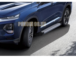 Пороги на Hyundai Santa Fe (2018-2021) Bmw-style V2