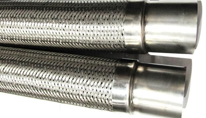 МРВД Металлорукав высокого давления из нержавеющей стали с патрубками под приварку