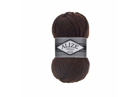 Пряжа Суперлана Макси  цвет 26 коричневый