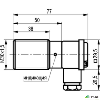 Индуктивный датчик ISB AT8A-31P-10-LZ
