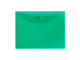 Папка конверт на кнопке А5, 19х24, 180мкм, зеленый