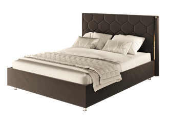 Кровать "Сицилия"  цвета тёмный шоколад