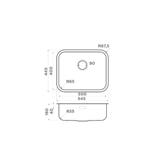 МОЙКА OMOIKIRI OMI 54-U/I