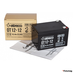 Аккумулятор Eltreco 6-F-12 (12V12A/H C20)