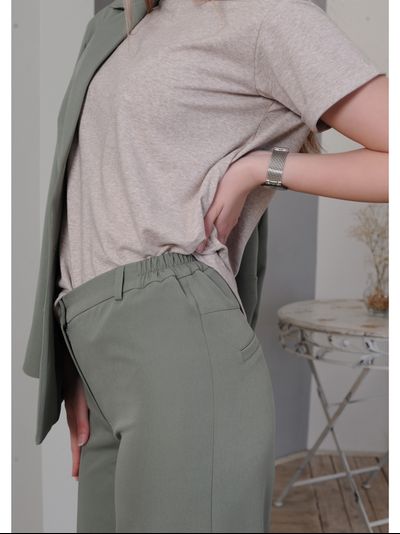 Брюки 662-03223 шалфей