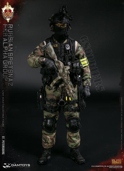 Спецназ ФСБ "Альфа" ФИГУРКА 1/6 scale Aciton Figure RUSSIAN SPETSNAZ FSB ALPHA GROUP 78071 DAMTOYS