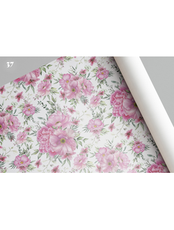 Упаковочная бумага/Нежные цветы  ,100х70 см.