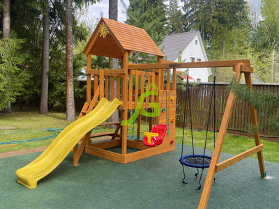 Детская площадка IgraGrad Крафт Pro 3 (скат 2,2)