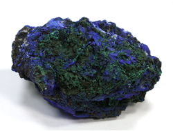 Азурит, Малахит, Азуромалахит, коллекционный образец, Россия (75*55*48 мм, 237 г) №20383