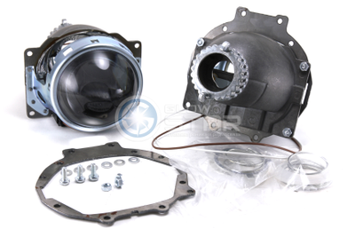 Комплект Koito Q5 D2S с рамками для замены штатных ксеноновых / галогенных линз автомобиля Mitsubishi Pajero 4 (2006 - 2014)